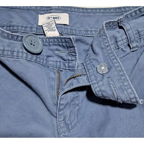 Old Navy Wide Leg Pants Womens Size 2 Blue 100% Cotton Lightweight Comfortable C - Picture 6 of 9